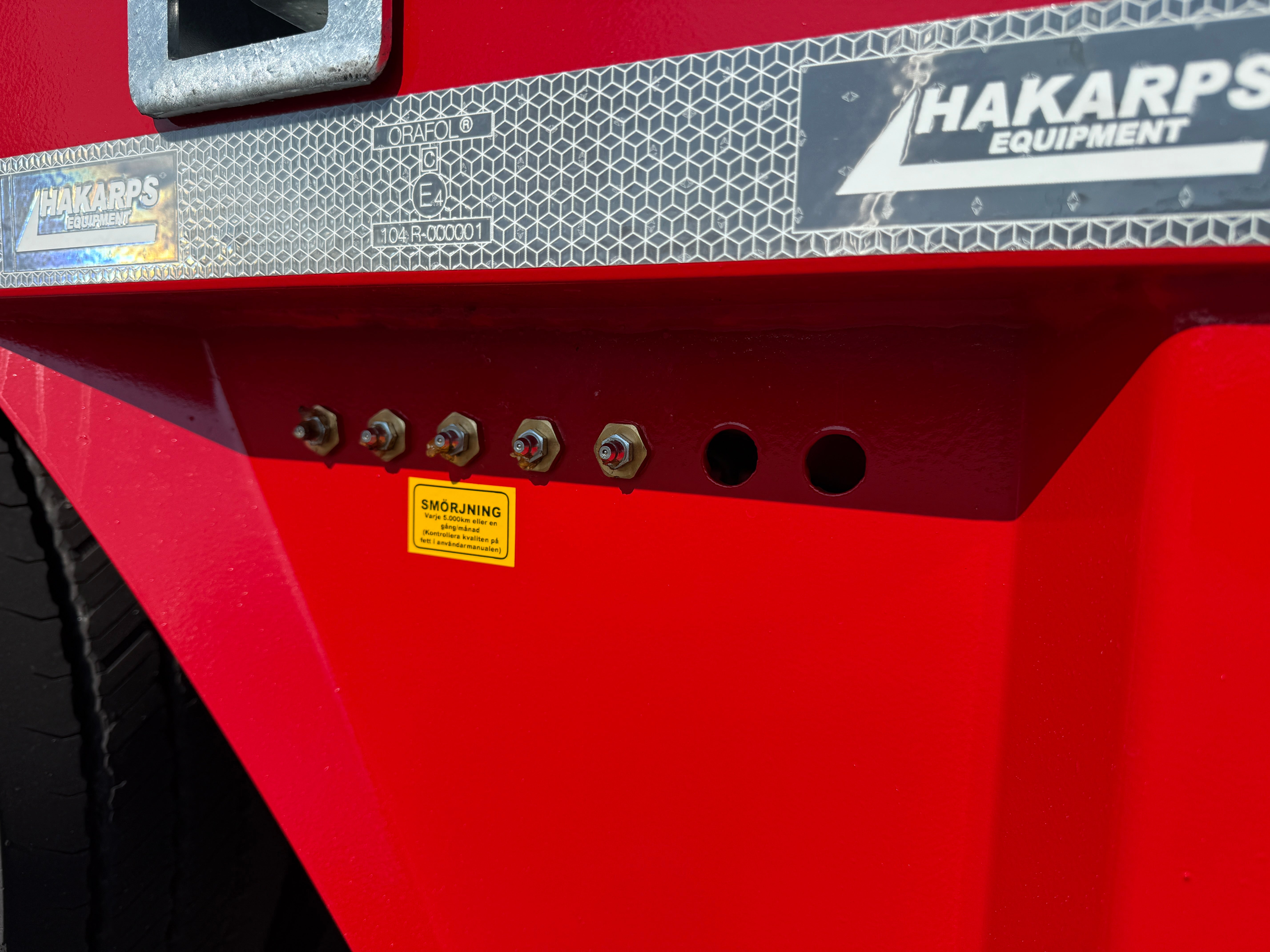 4 axlad ROJO 18,5m jumbotrailer 38 tons skattevikt