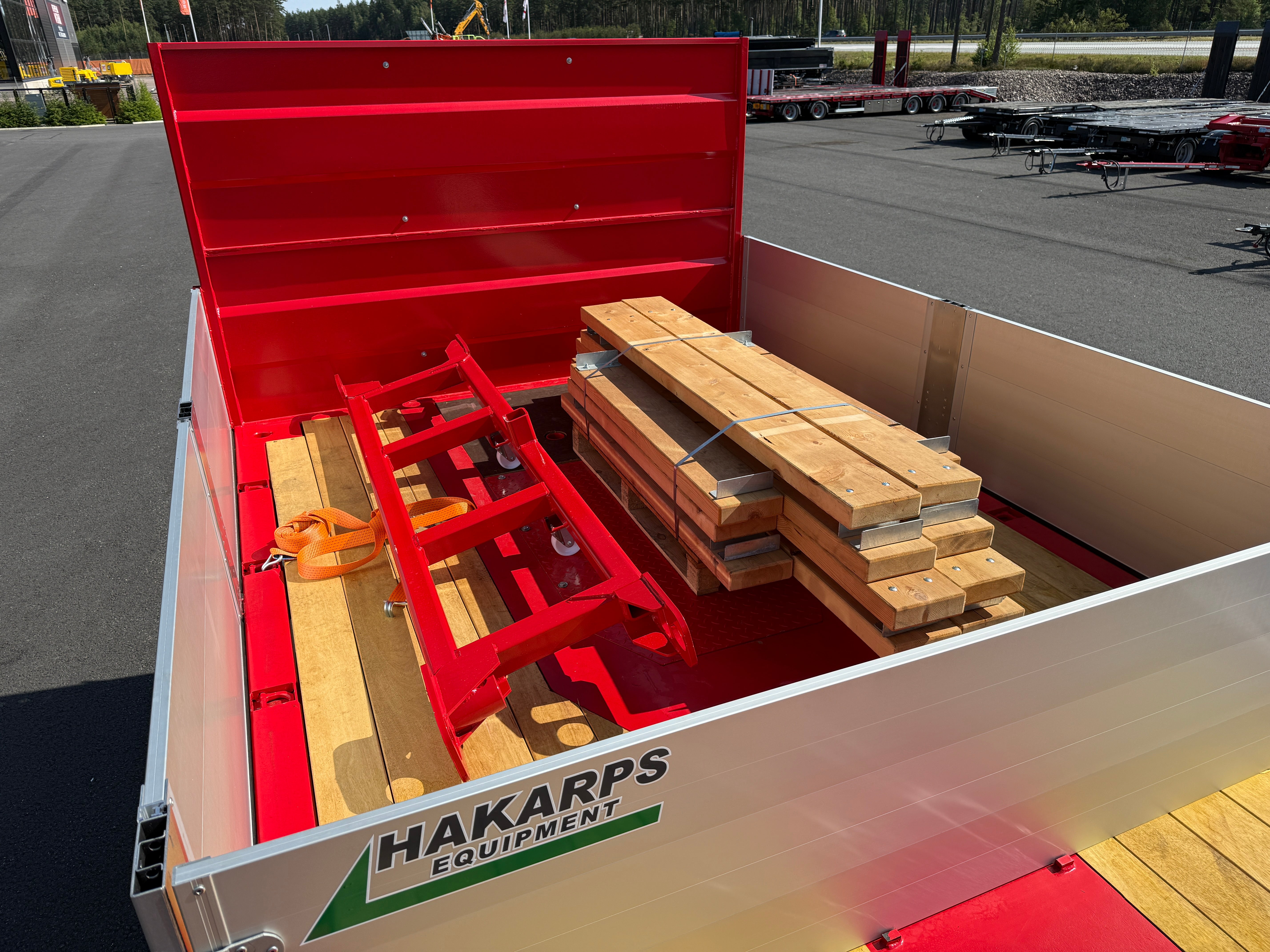 4 axlad ROJO 18,5m jumbotrailer 38 tons skattevikt