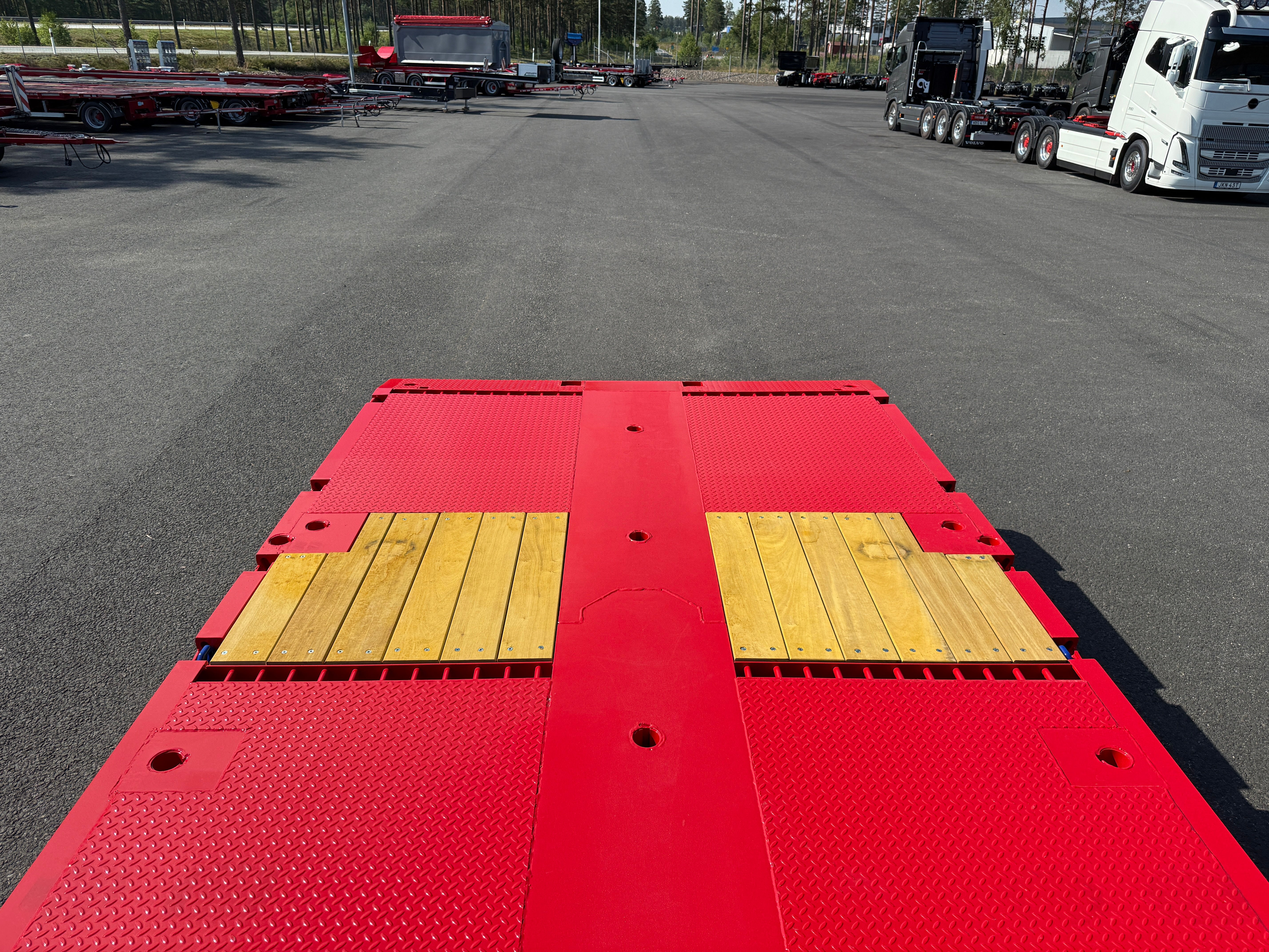 4 axlad ROJO 18,5m jumbotrailer 38 tons skattevikt
