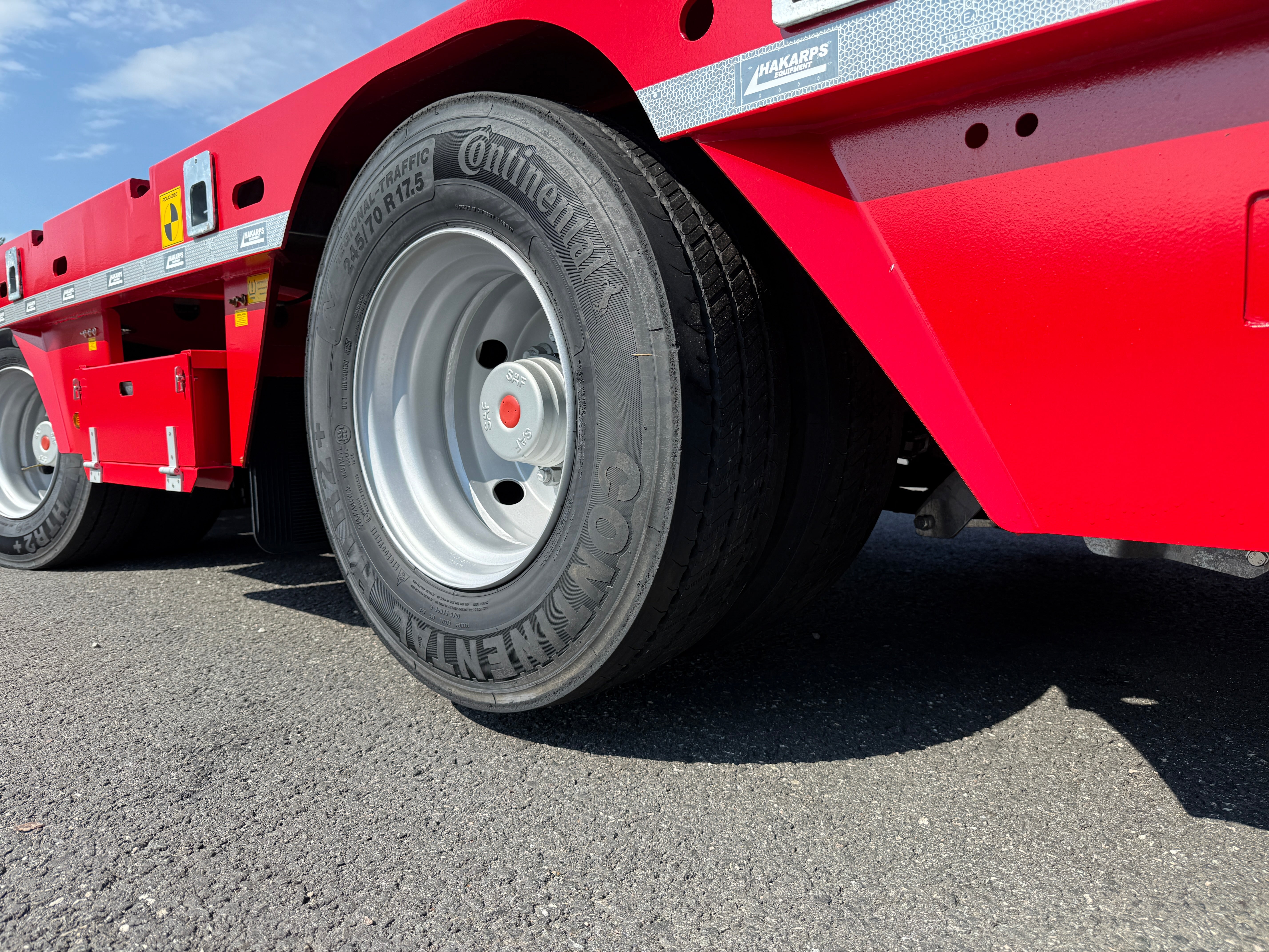 4 axlad ROJO 18,5m jumbotrailer 38 tons skattevikt