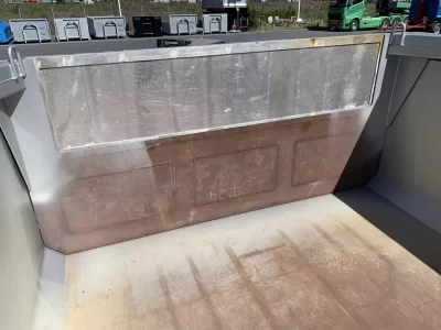 Flaket på en tipper.