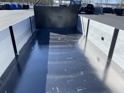 Lastväxlarflak med aluminiumlämmar grusförstärkt – flaket.