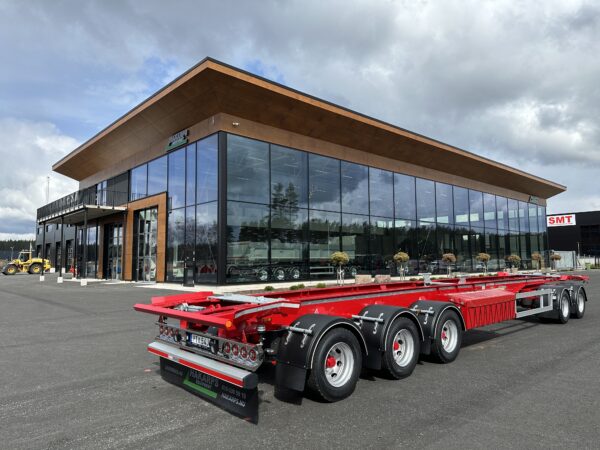 5 axlad 42 tons lastväxlarvagn med glider